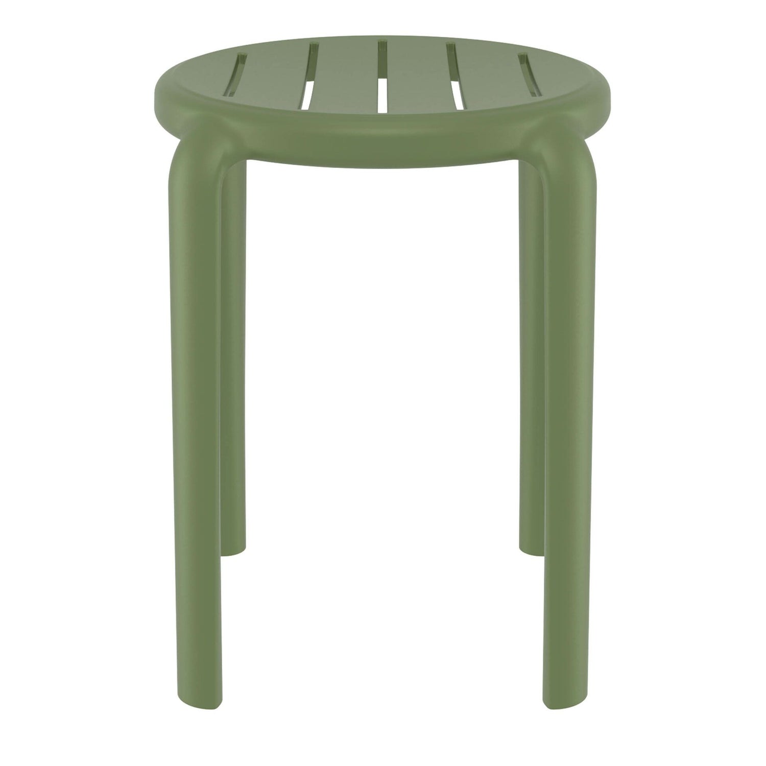 Shower stool "Tom" olive green