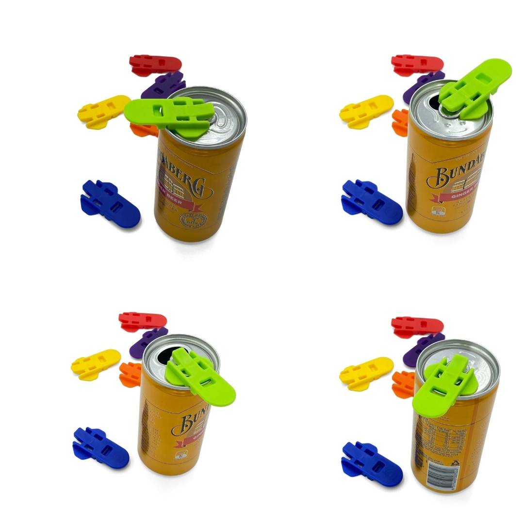 can opener on soft drink can turned part way