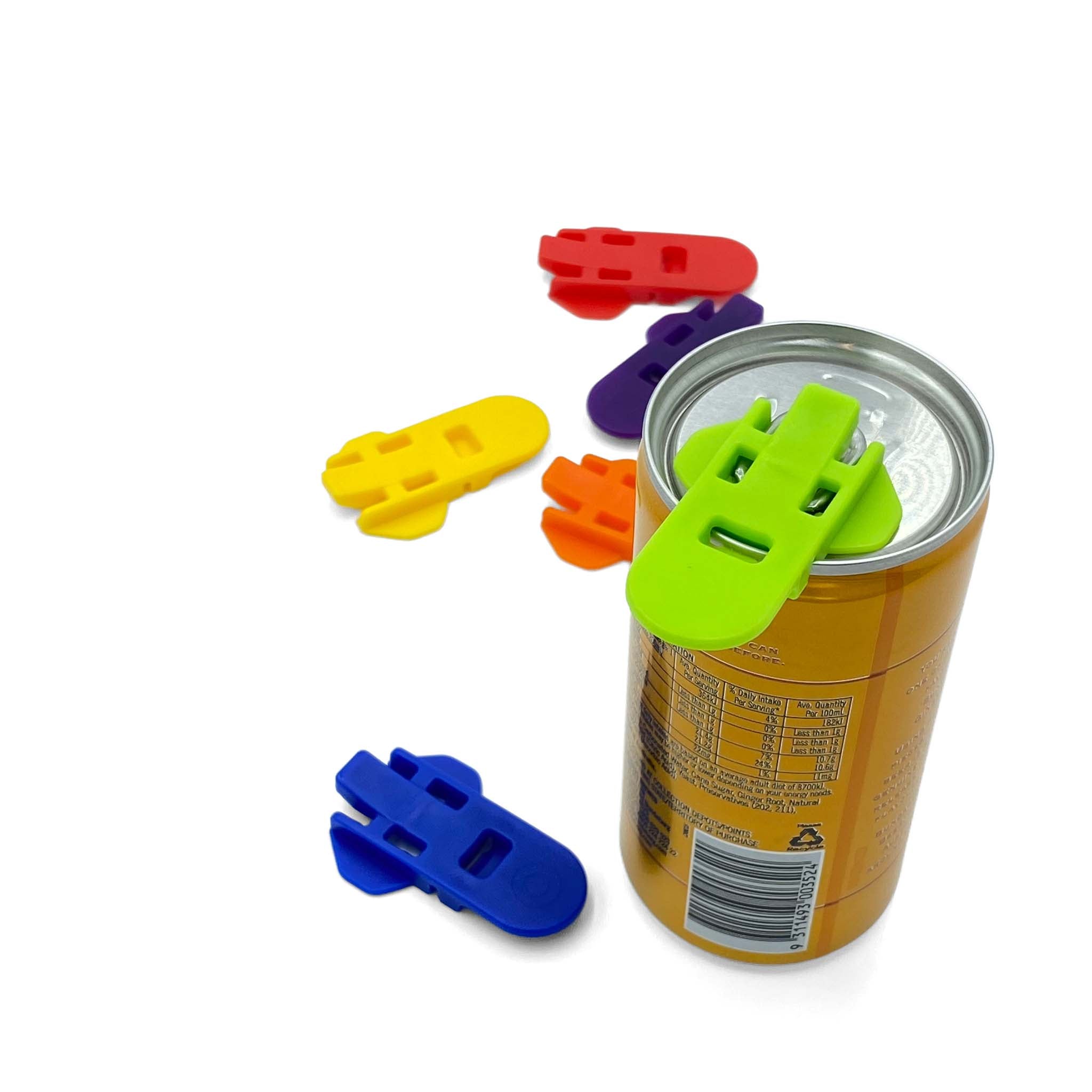 can opener on opened soft drink can