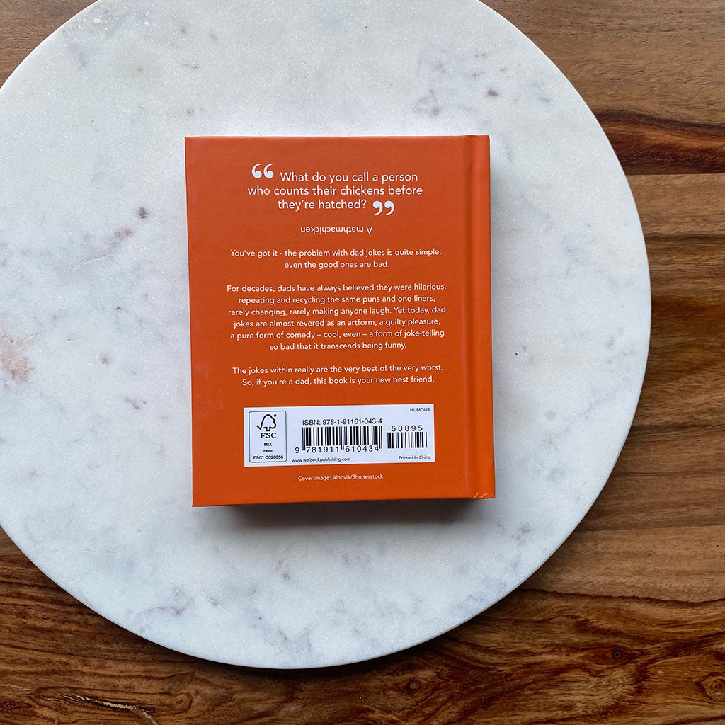 The Little Book of Dad Jokes Book back cover