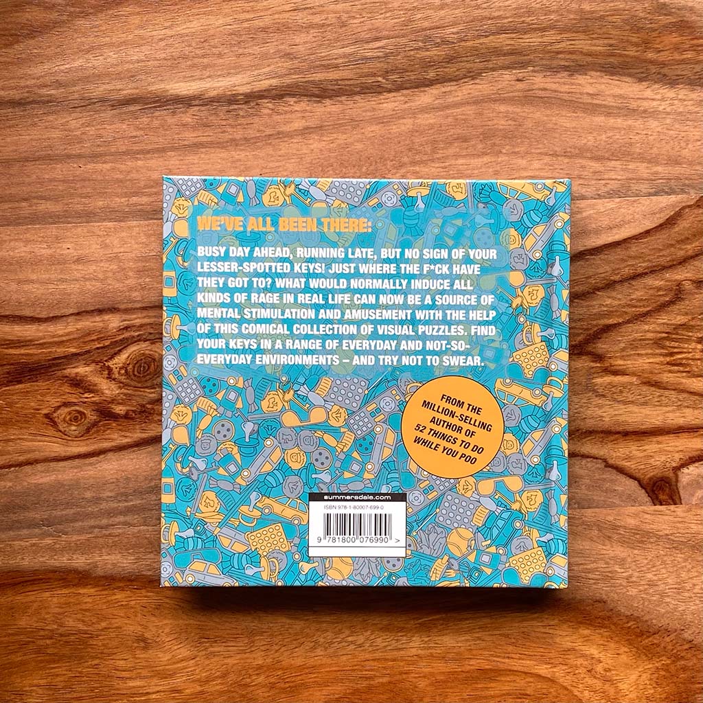 Hugh Jassburn Where The HECK Are My Keys find and search book back cover