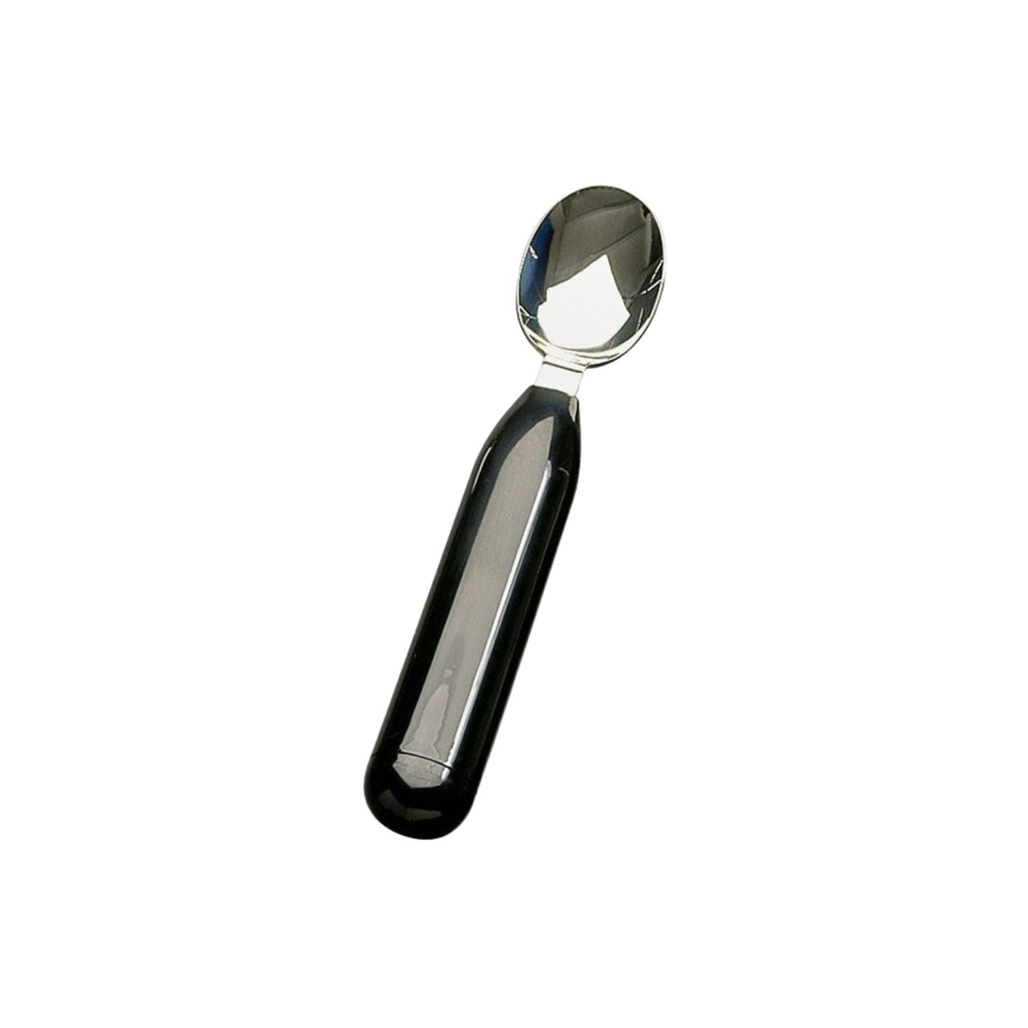 etac thick-handled and lightweight dessert spoon