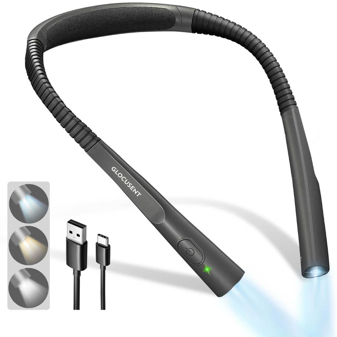 neck light for reading in graphite grey colour