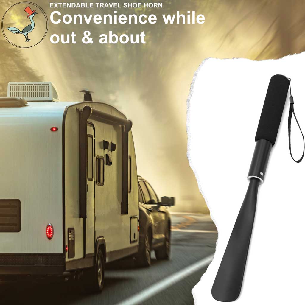 telescopic shoe horn using for travel