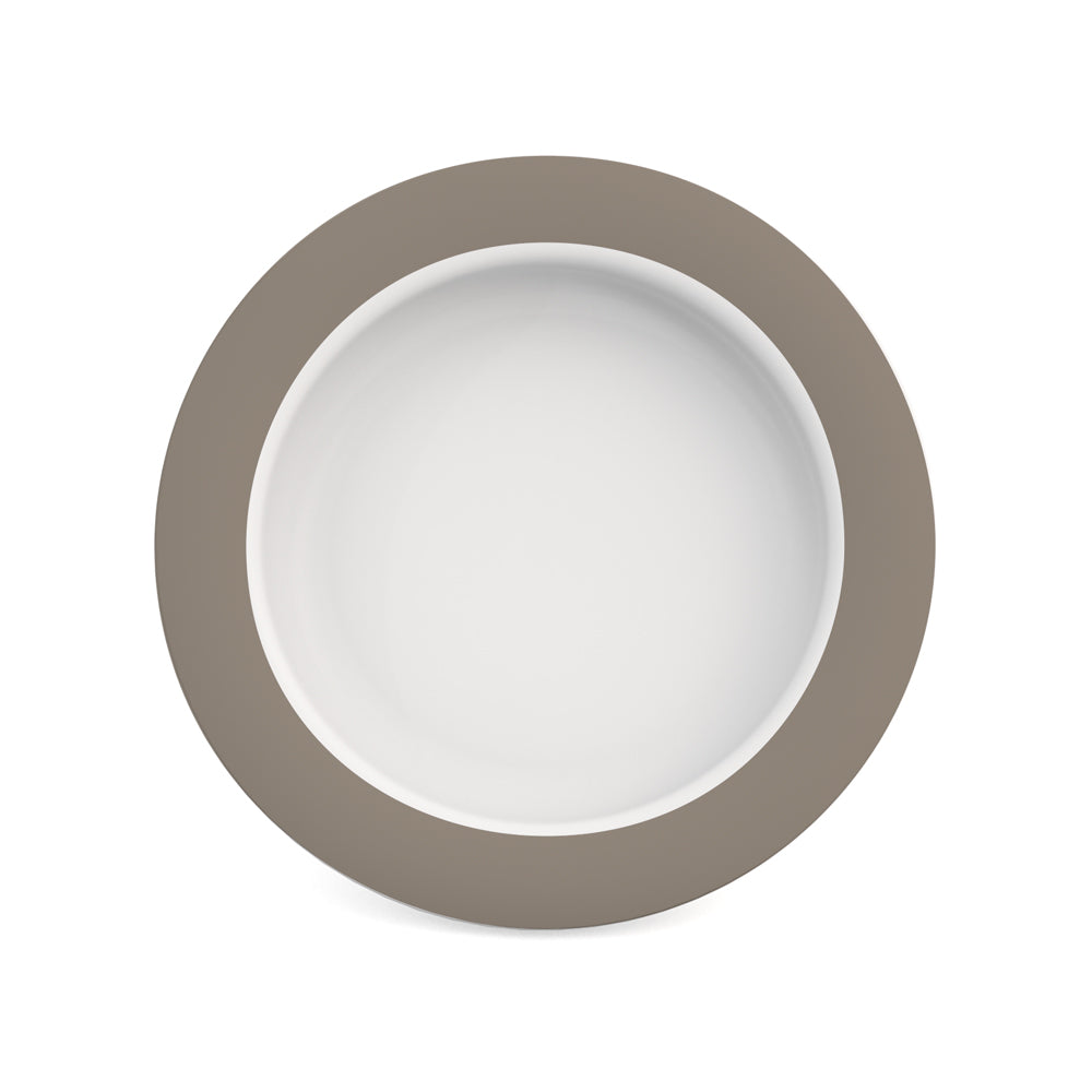 sloped plate 20cm linen