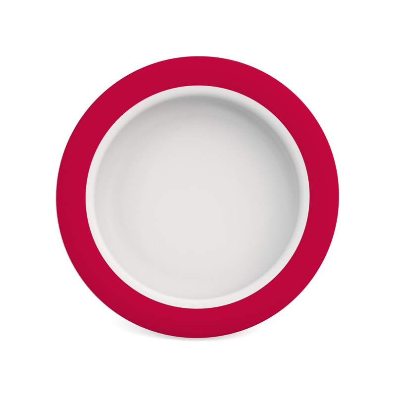 sloped plate 20cm red