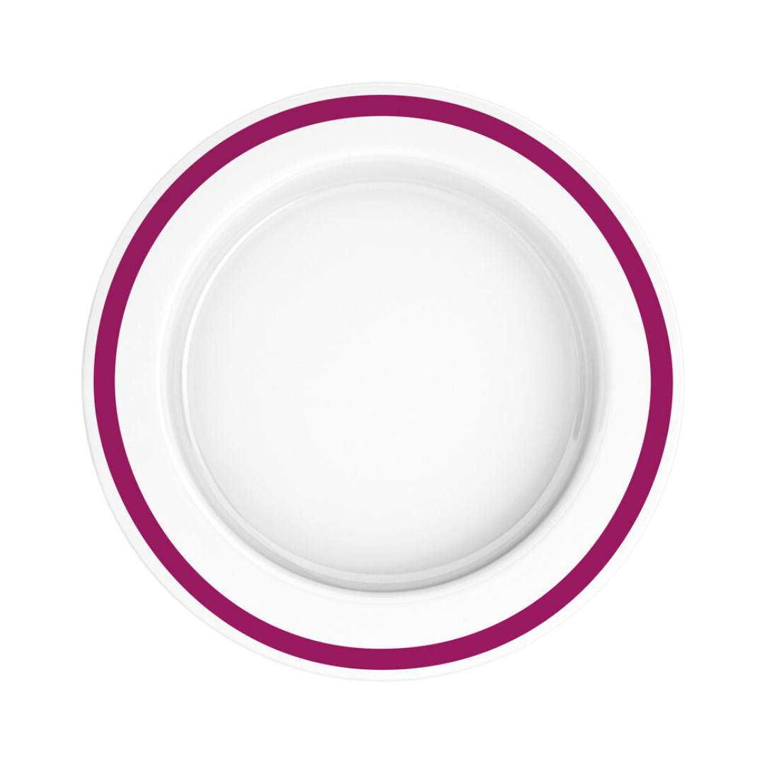 sloped plate 27cm blackberry