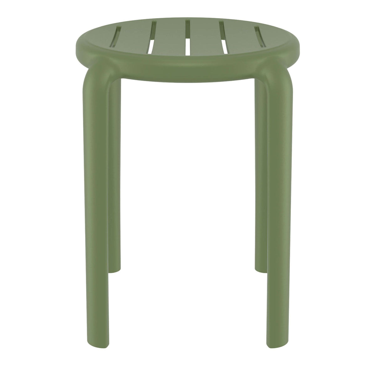 Shower stool "Tom" olive green
