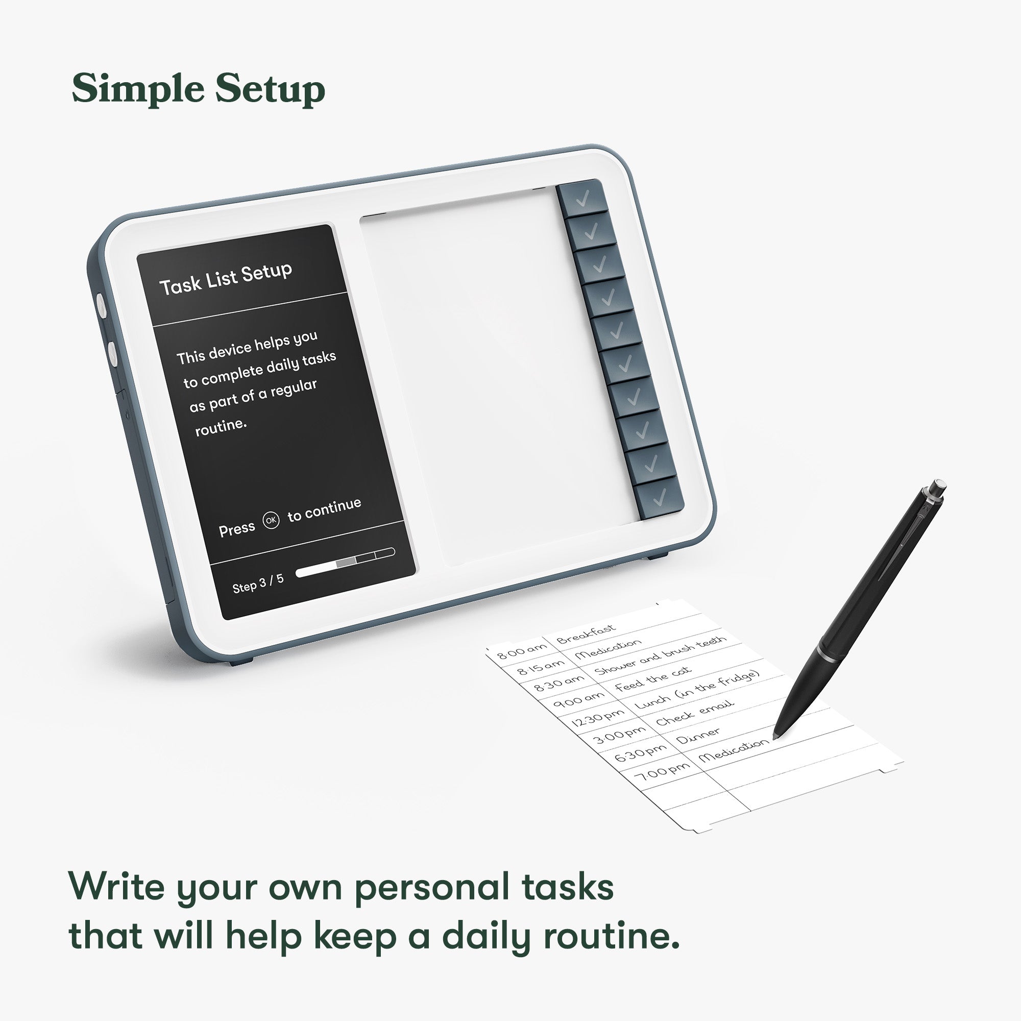 Dementia daily task reminder clock | Dementia Clocks | Reminder Clocks ...