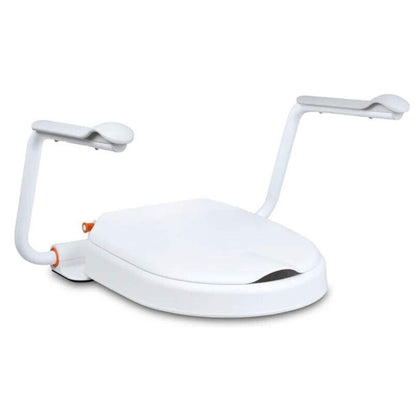 Etac Hi-Loo toilet seat raiser with armrests 6 cm variant