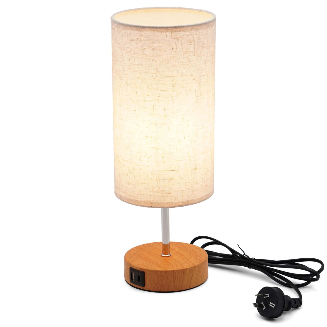 bedside touch lamp with light on maximal