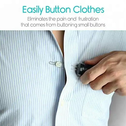 Button Aid Helper Button hook and zipper hook | Button helper | Button hook Australia ...
