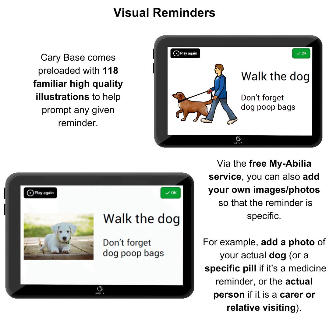 CARY Base Reminder clock visual reminders