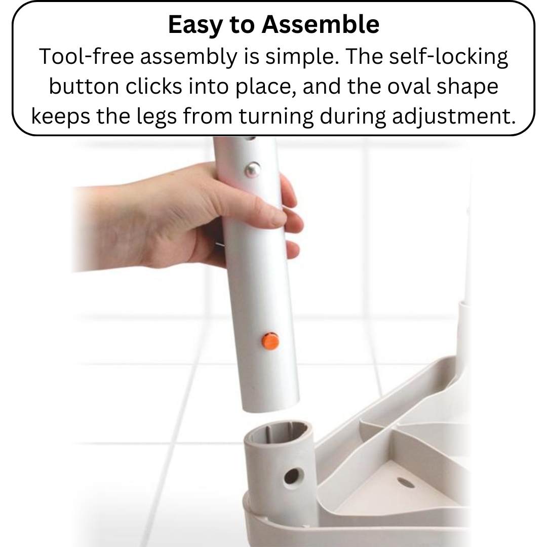 Etac edge shower stool easy to assemble