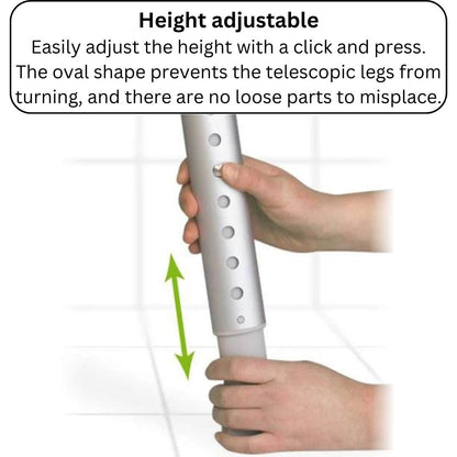 Etac edge shower stool height adjustability