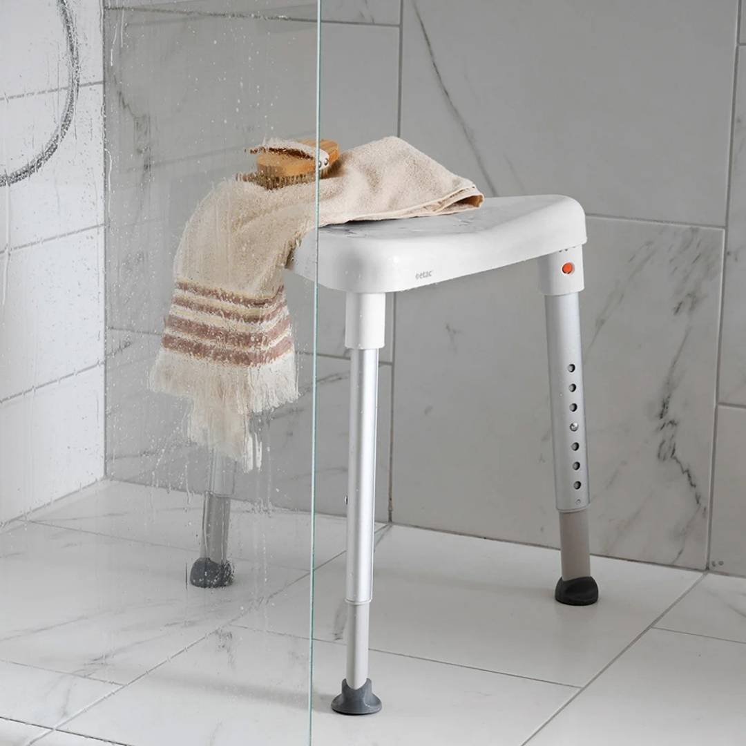 Etac edge shower stool in shower