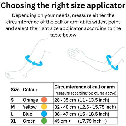 EsyAs compression stocking applicator size guide