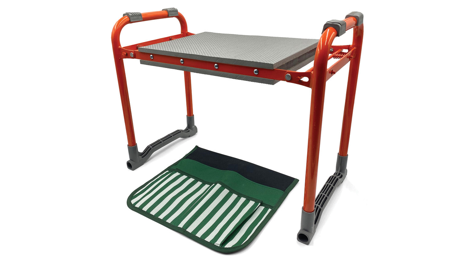 garden seat and kneeler with attachable pouch