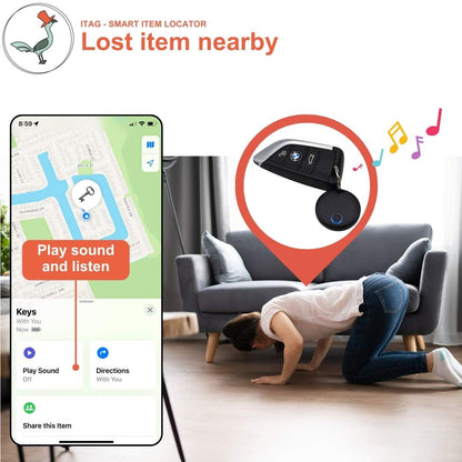 iTag item locator instructions how to find your item close by