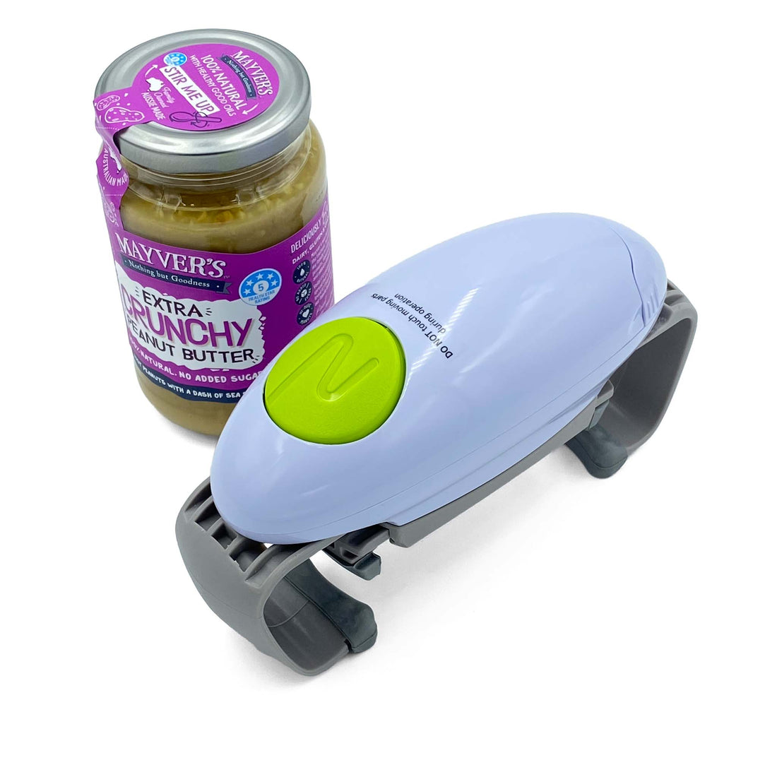 electric jar opener with jar of peanut butter