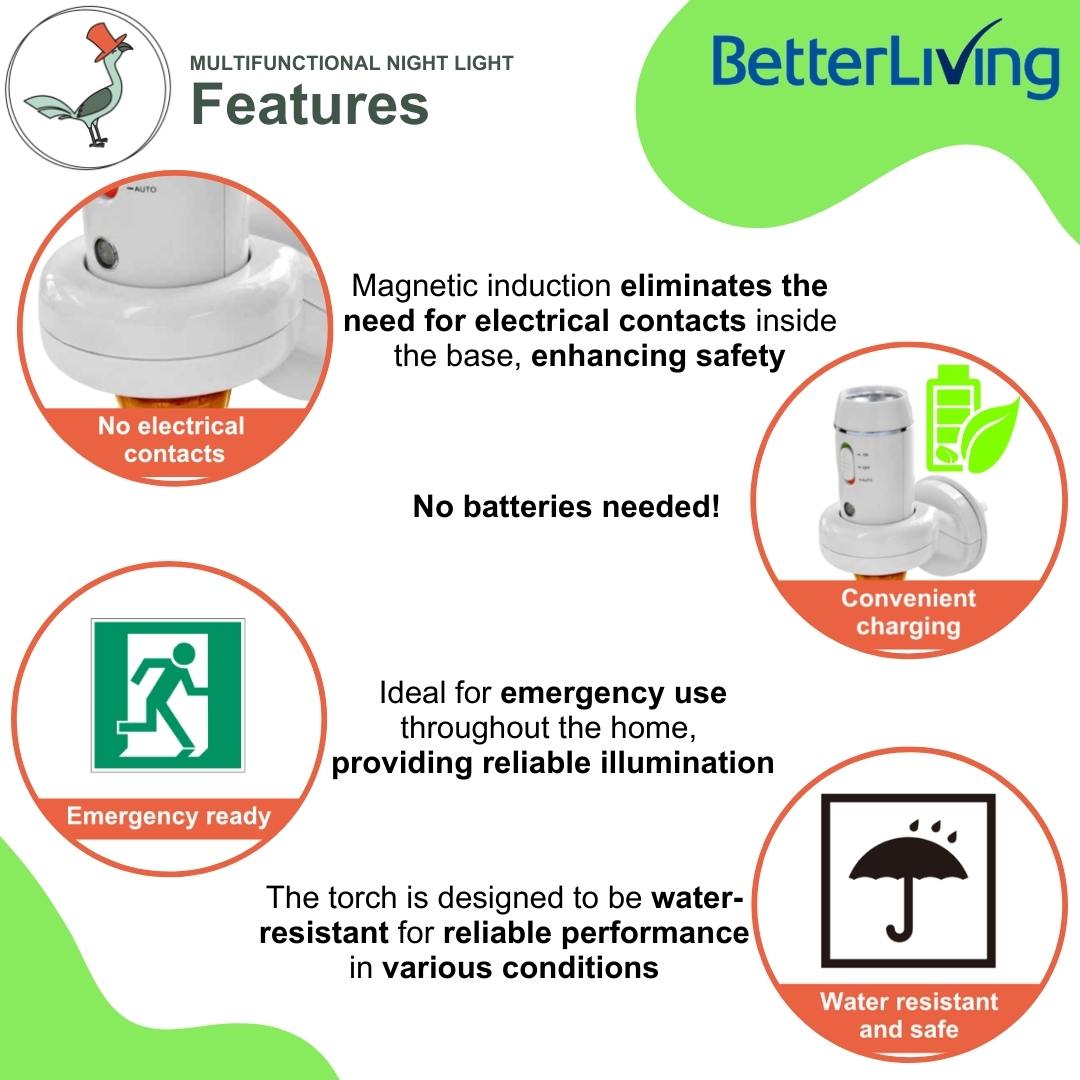 Features of the multifunctional night light