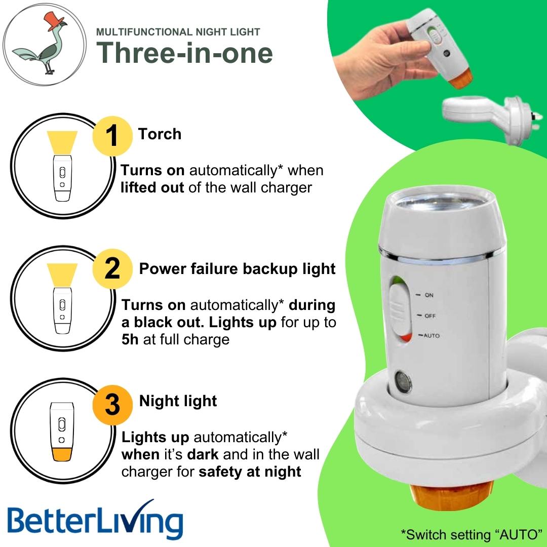 Functions of the multifunctional night light