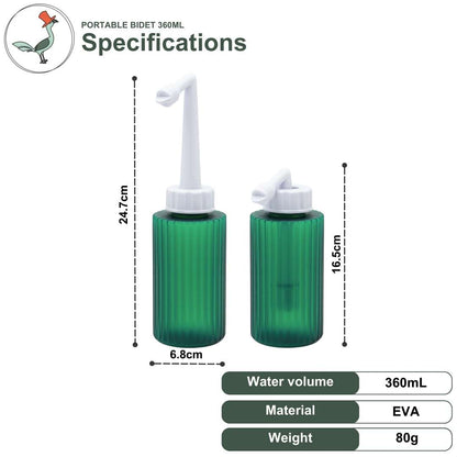 specifications of the portable bidet