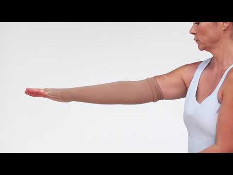 video showing how to apply arm garments