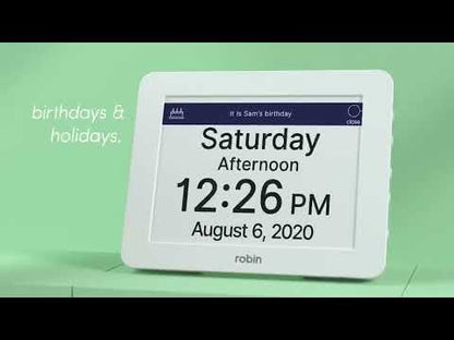 Robin dementia clock product video