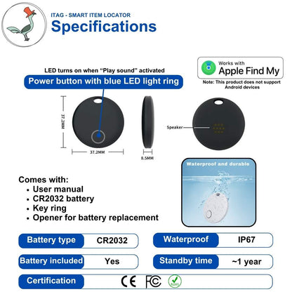 iTag specifications
