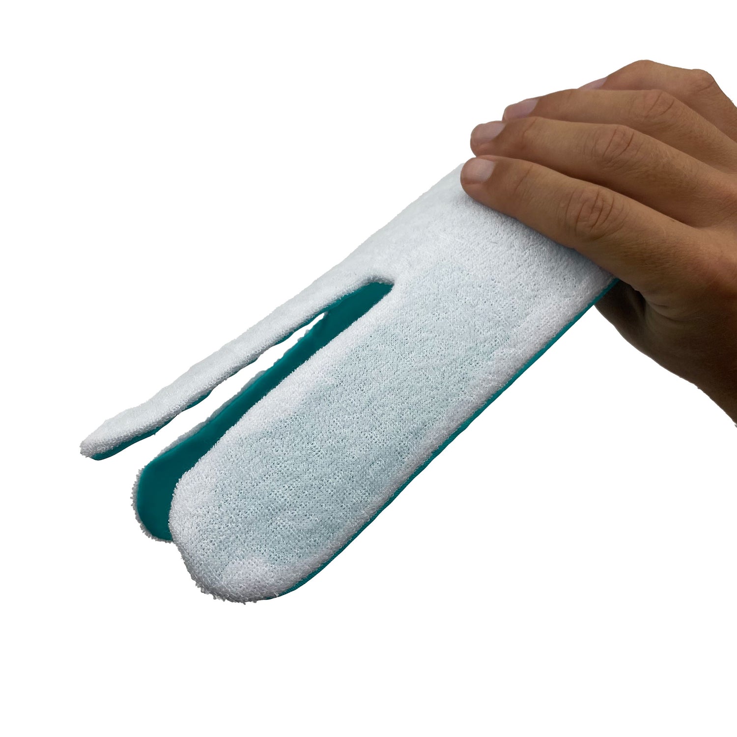 sock donner held in hand sideview