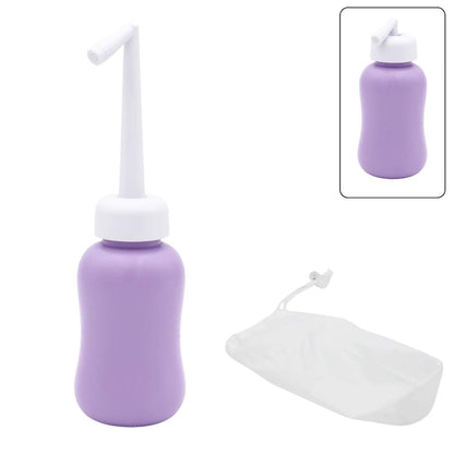 portable bidet purple with travel bag